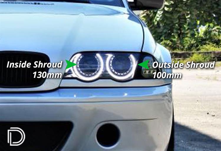 Diode Dynamics Halo Lights LED 100mm/130mm - Red Four thumbnail 2