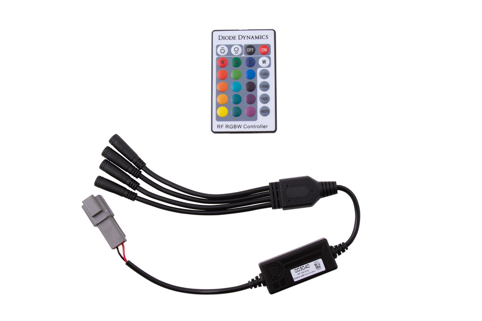 Diode Dynamics RGBW 24-Key M8 RF Controller thumbnail 4