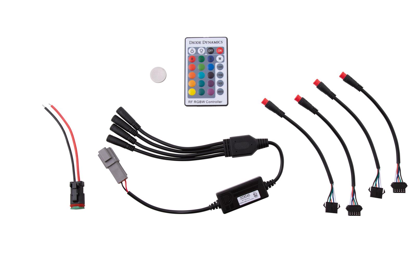 Diode Dynamics RGBW 24-Key M8 RF Controller thumbnail 3