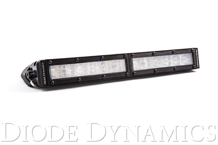 Diode Dynamics Stage Series 2,800 Lumens 12 Inch Light Bar DD5023S LED Single Row Straight Clear Wide Each