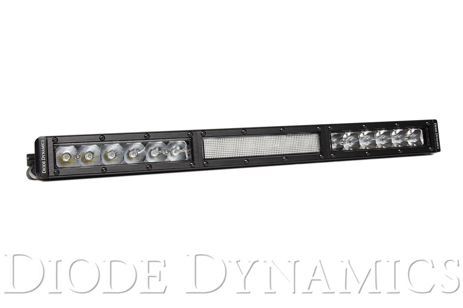 Diode Dynamics 18 In LED Light Bar Single Row Straight Clear Combo Each Stage Series