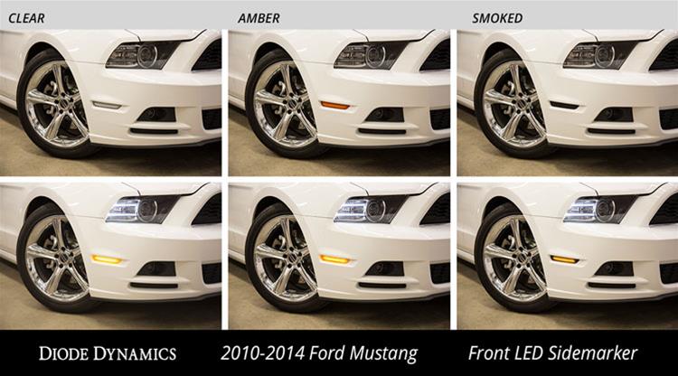 Diode Dynamics Mustang 2010 LED Sidemarkers - Amber/ - Red Set thumbnail 3