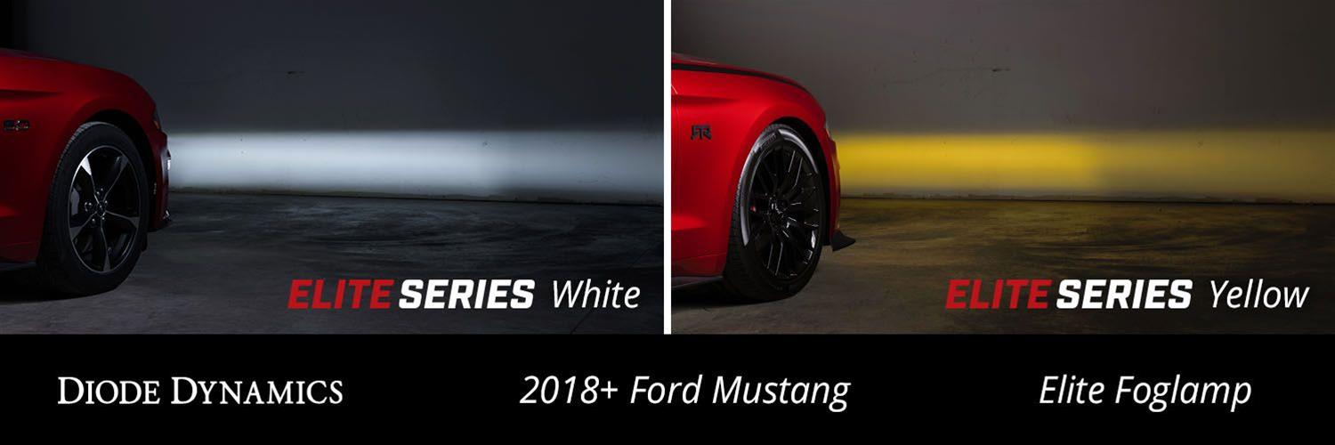 Diode Dynamics Elite Series Combination Fog Lamp for 18-21 Ford Mustang - Cool - White (Pair) thumbnail 5