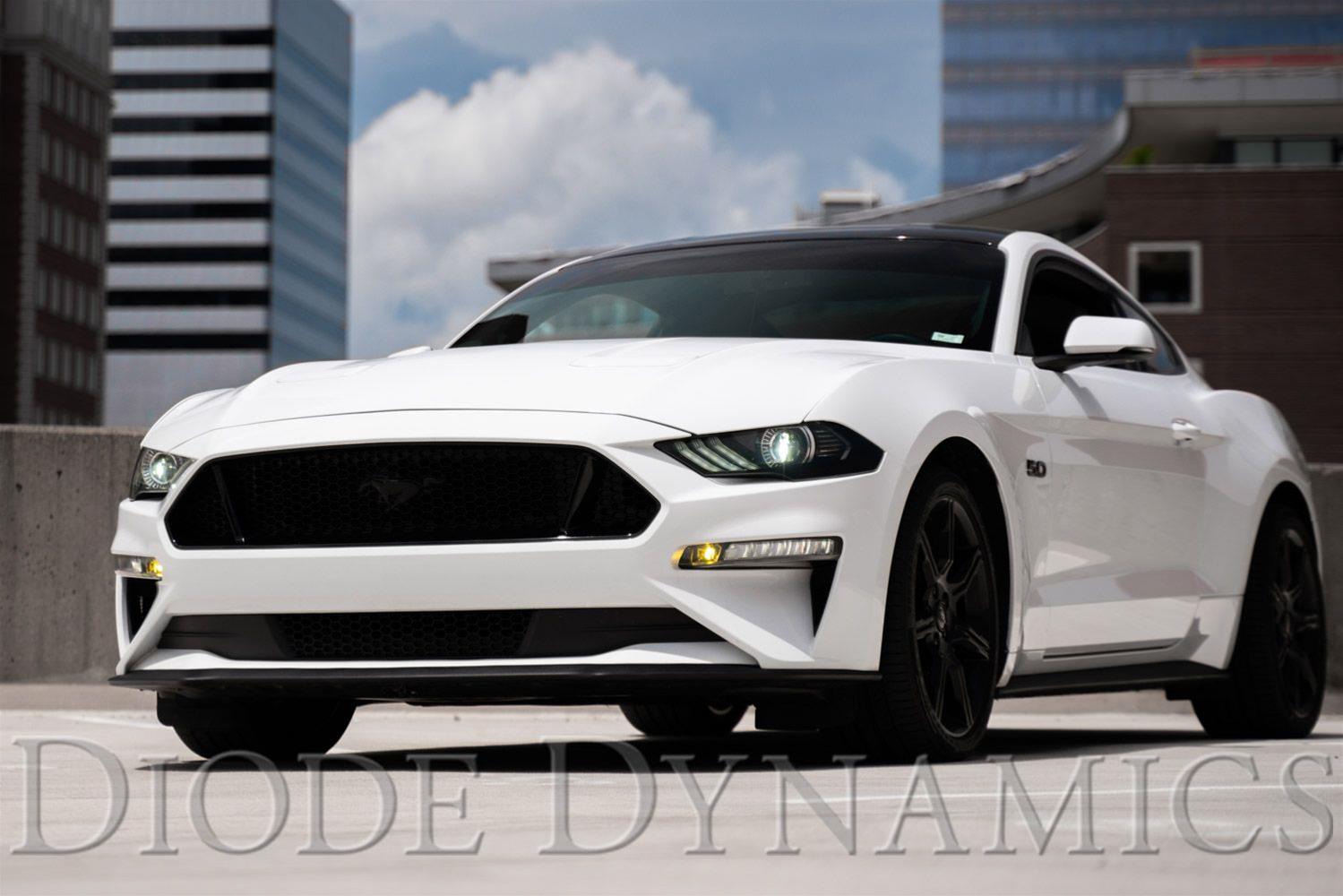 Diode Dynamics Elite Series Combination Fog Lamp for 18-21 Ford Mustang - Yellow (Pair) thumbnail 2