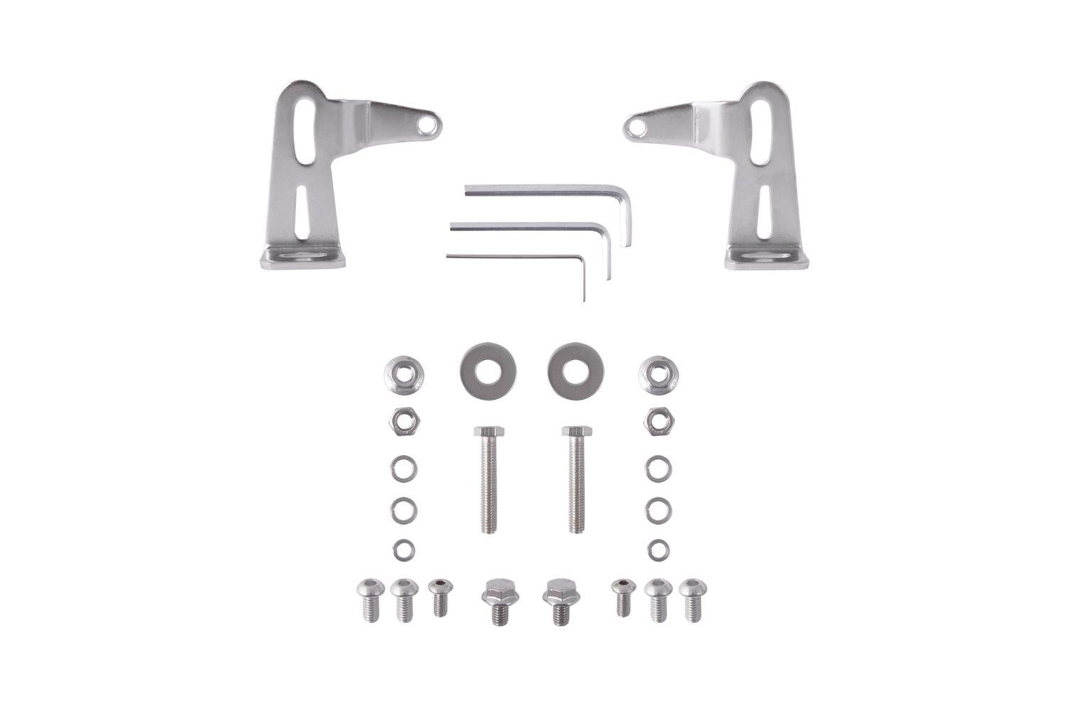 Diode Dynamics Light Mount Brackets DD6028 Bracket Kit, Stage Series Lightbar Universal Bracket Kit
