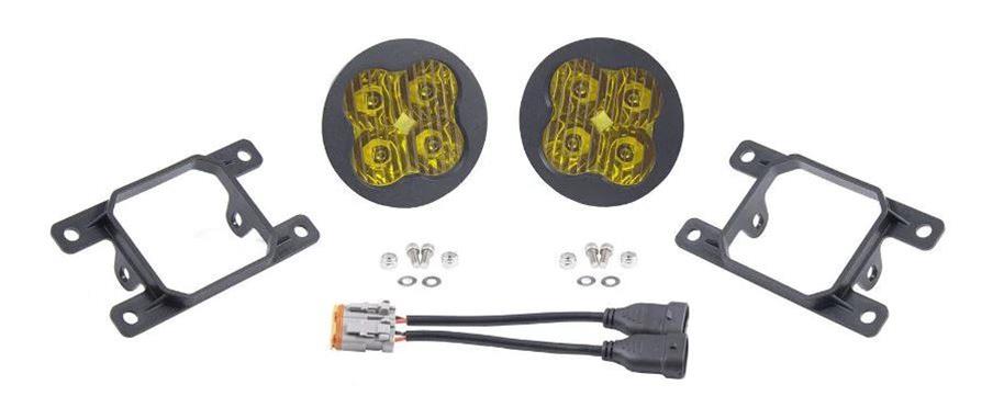Diode Dynamics SS3 Pro LED Fog Light Kits DD6183 Lights, LED, Pro, SAE Fog, Yellow Lens, 36 Watts, Yellow Bulb Color, 3000K, 2,700 lm, No Backlight, Kit thumbnail 2
