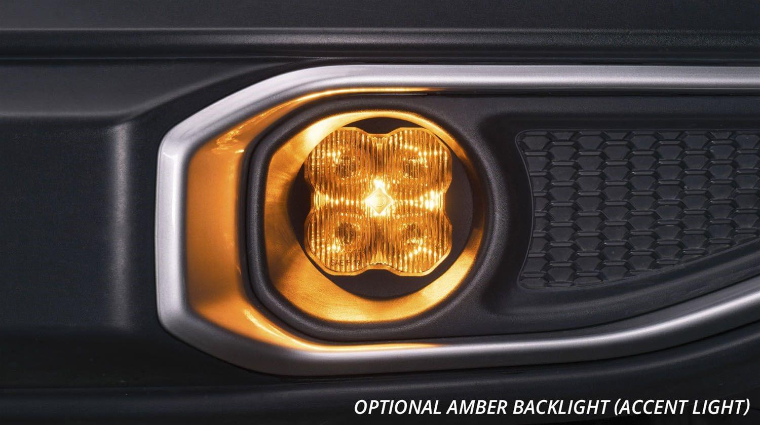 Diode Dynamics SS3 Sport LED Fog Light Kits DD6187 Lights, LED, Sport, Type B, SAE Fog, Yellow Lens, 14.5 Watts, Yellow Bulb Color, 3000K, 1300 lm, No Backlight, Kit thumbnail 4