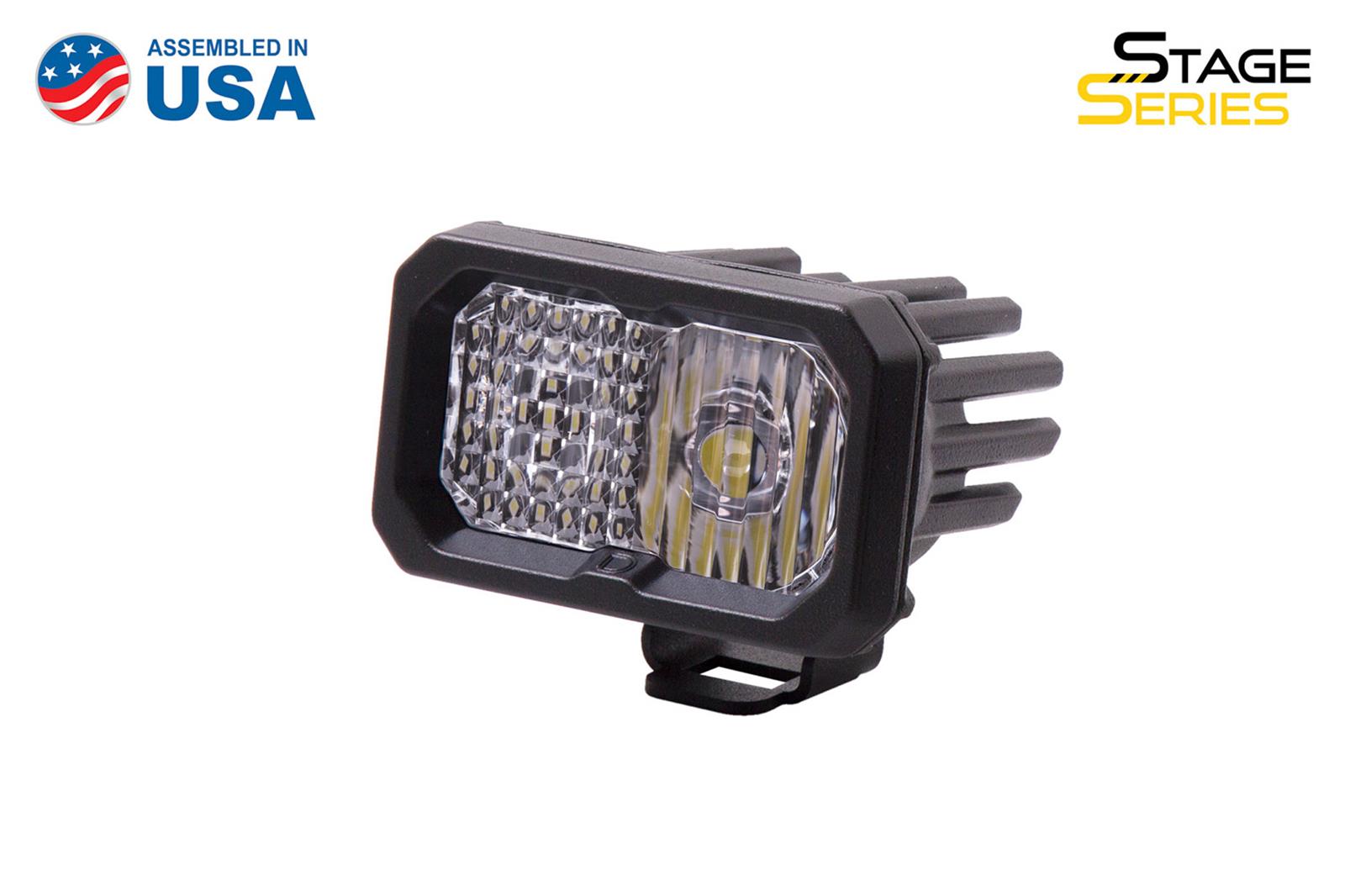 Diode Dynamics Stage Series 2 In LED Pod Sport - White Combo Standard ABL Each thumbnail 2