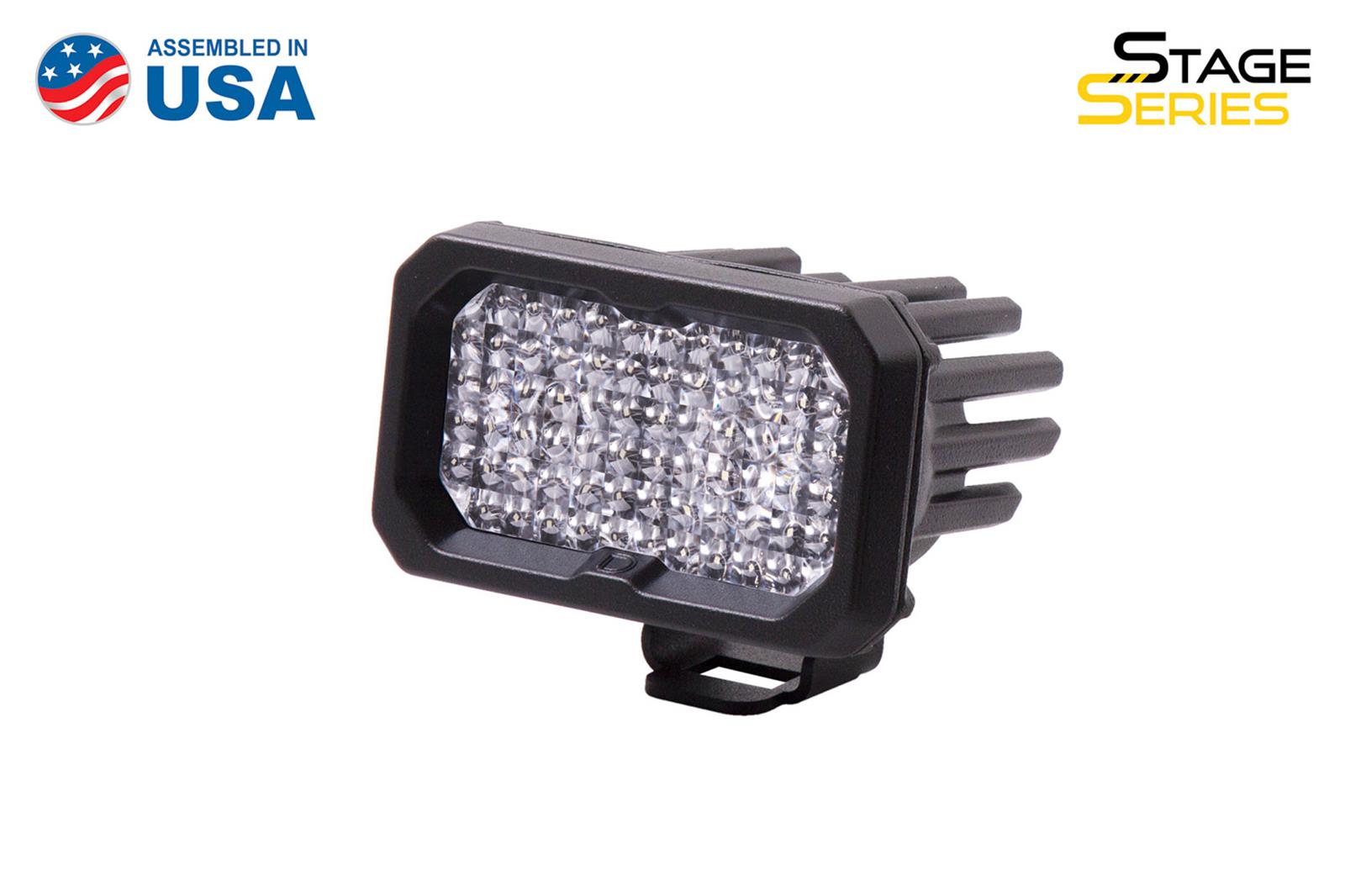 Diode Dynamics Stage Series 2 In LED Pod Sport - White Flood Standard RBL Each thumbnail 2