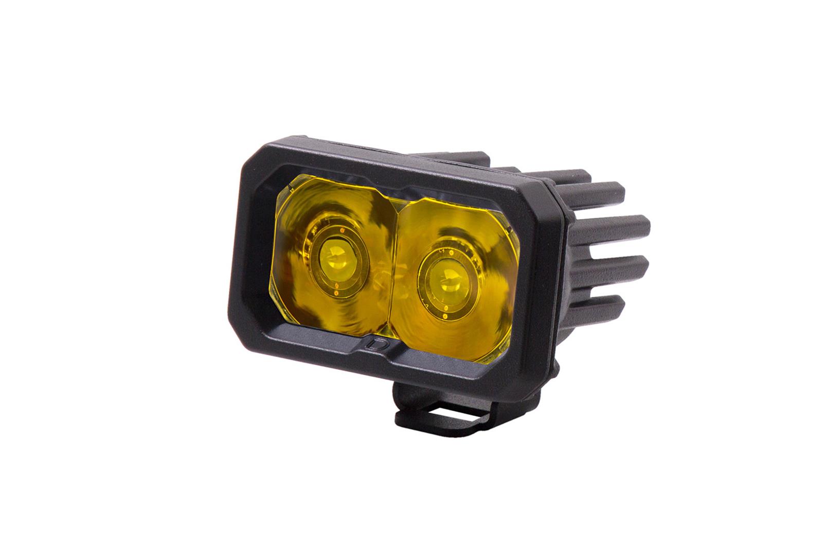 Diode Dynamics Stage Series 2 In LED Pod Sport - Yellow Spot Standard ABL Each
