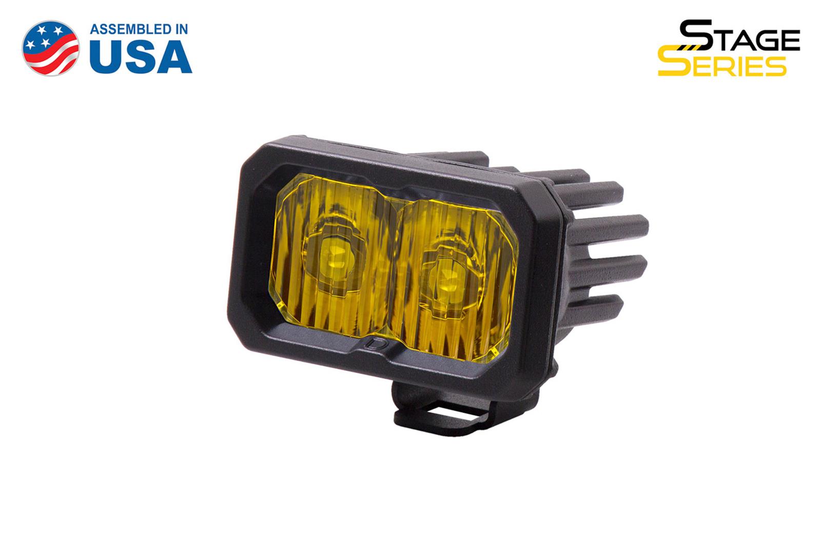 Diode Dynamics Stage Series 2 In LED Pod Pro - Yellow Driving Standard ABL Each thumbnail 2