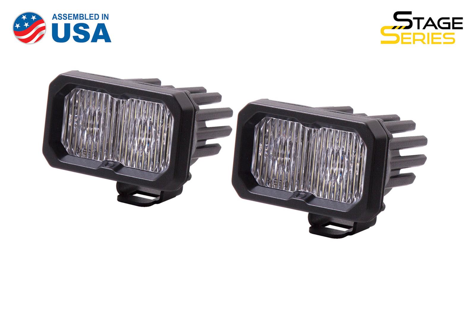 Diode Dynamics Stage Series 2 In LED Pod Pro - White Fog Standard ABL (Pair) thumbnail 2