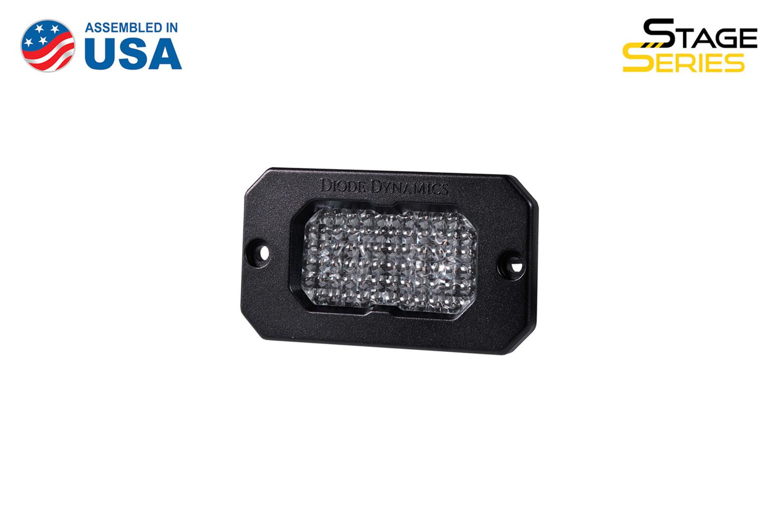 Diode Dynamics Stage Series 2 In LED Pod Pro - White Flood Flush RBL Each thumbnail 4