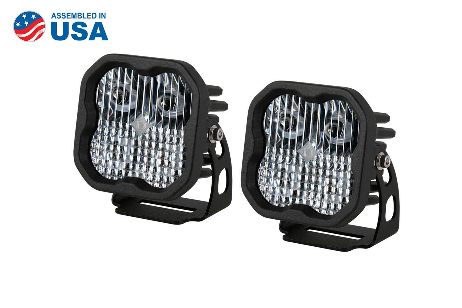 Diode Dynamics Light Bars, Pods and Fog Lights DD6479P LED Light, SS3 LED Pod Sport White Combo Standard (pair)