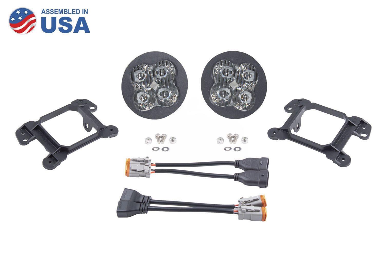 Diode Dynamics SS3 Max LED Fog Light Kits DD6689 Lights, LED, MAX, SAE Fog, Type M, Yellow Lens, 38.5 Watts, Yellow Bulb Color, 3000K, 3,500 lm, No Backlight, Kit thumbnail 2