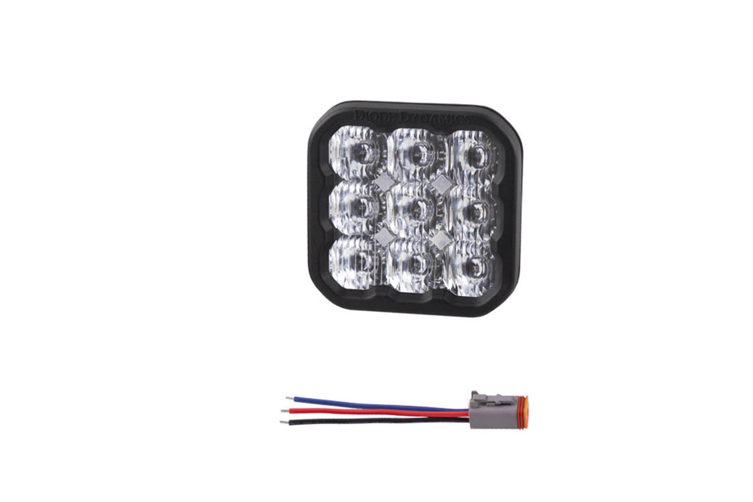 Diode Dynamics Light Bars, Pods and Fog Lights DD6782SNB LED Light, SS5 LED Pod Pro White Driving - No Brackets (single)