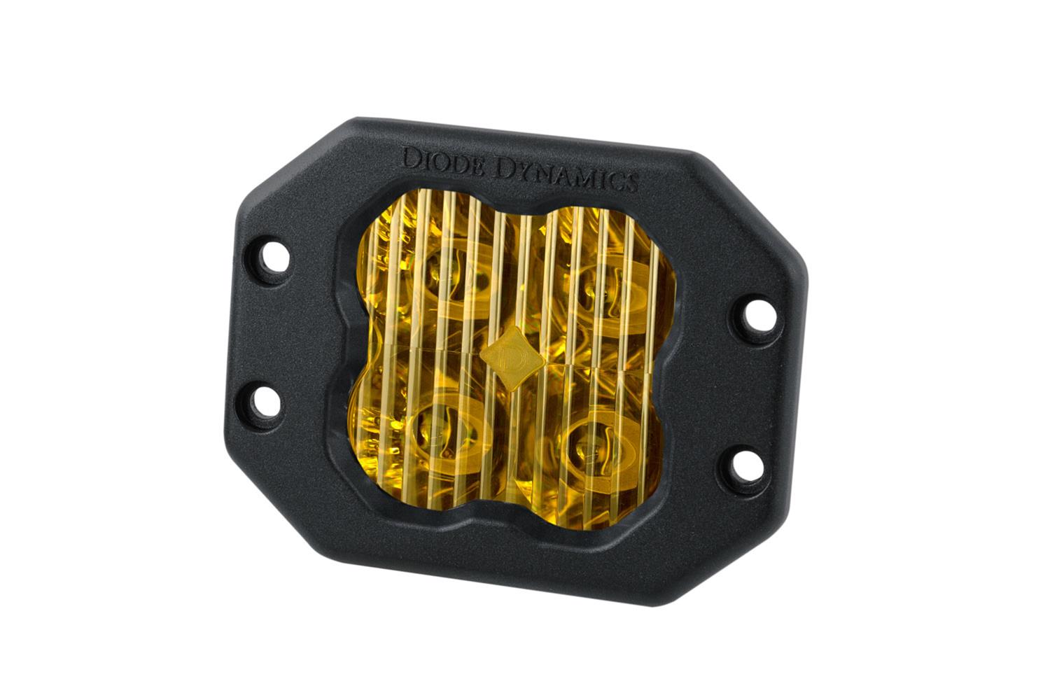 Diode Dynamics SS3 Sport ABL - Yellow Driving Flush (Single)