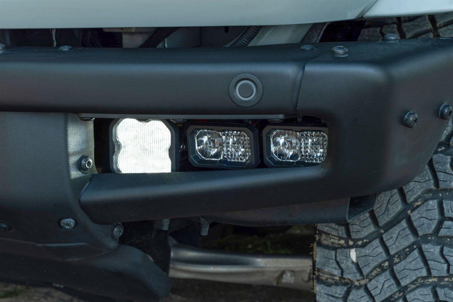 Diode Dynamics 21-Up Ford Bronco Stage Series Fog Pocket Kit - Yellow Max thumbnail 2