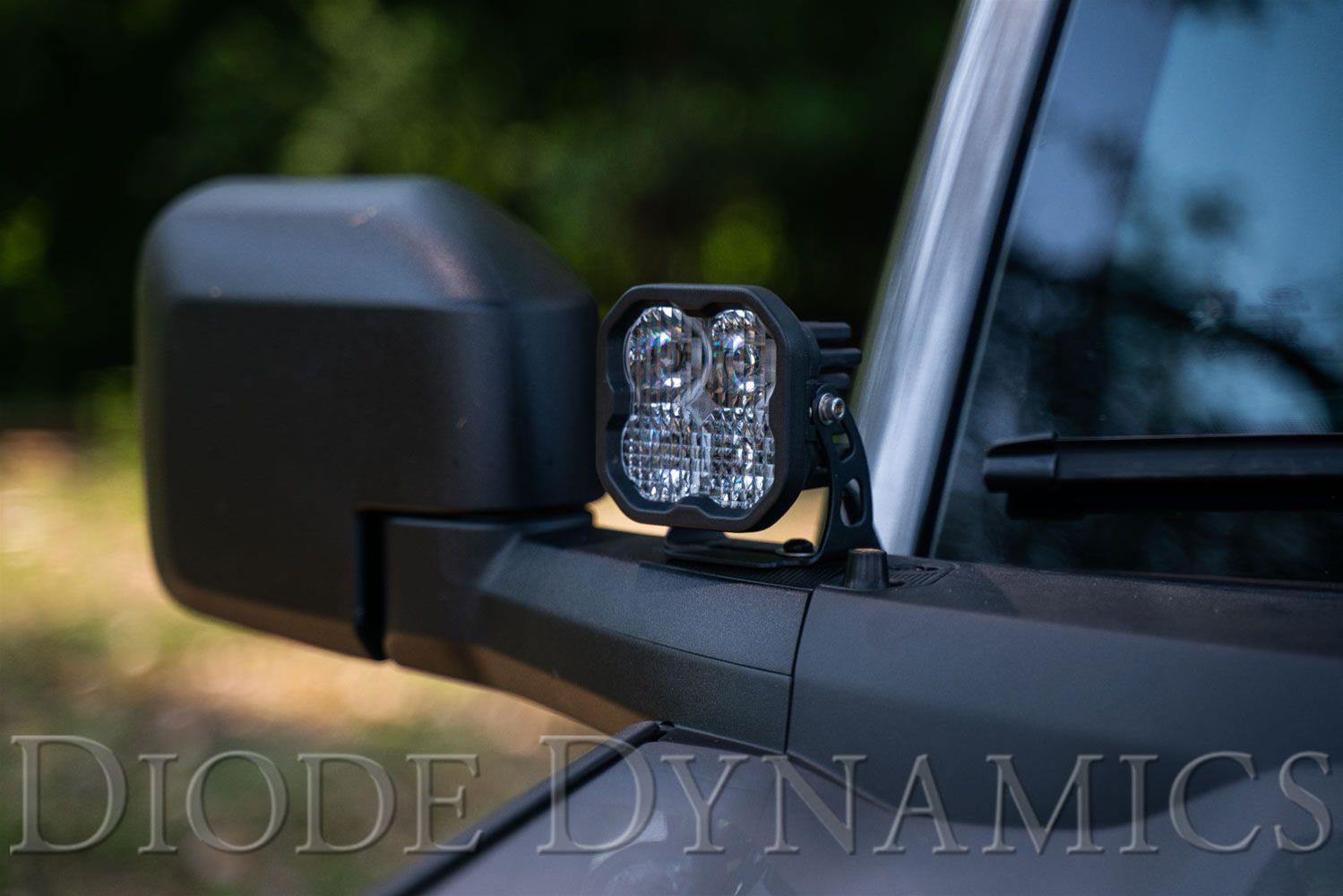 Diode Dynamics 2021 Ford Bronco Sport SS3 LED Ditch Light Kit - White Combo thumbnail 4