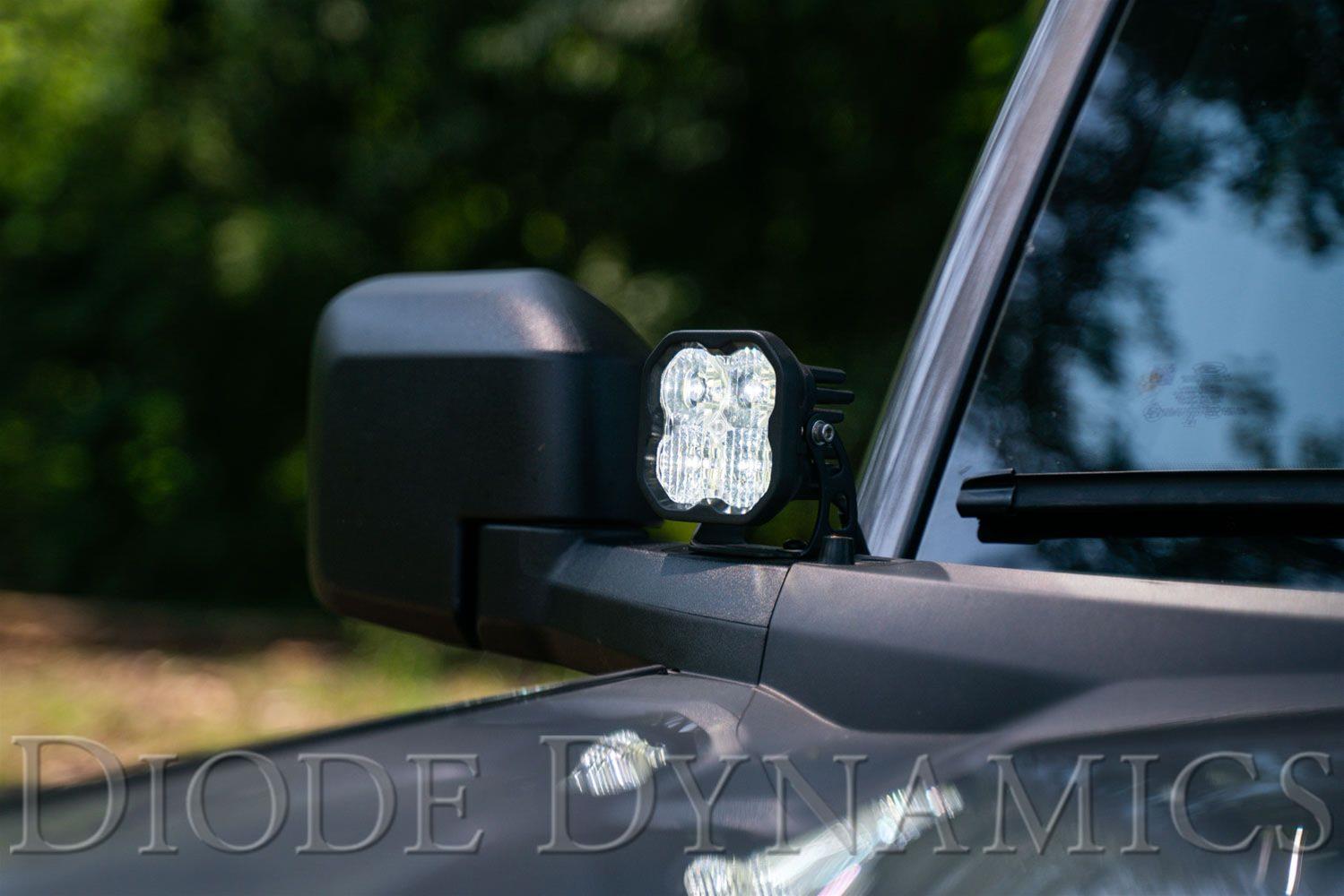 Diode Dynamics 2021 Ford Bronco Sport SS3 LED Ditch Light Kit - White Combo thumbnail 3
