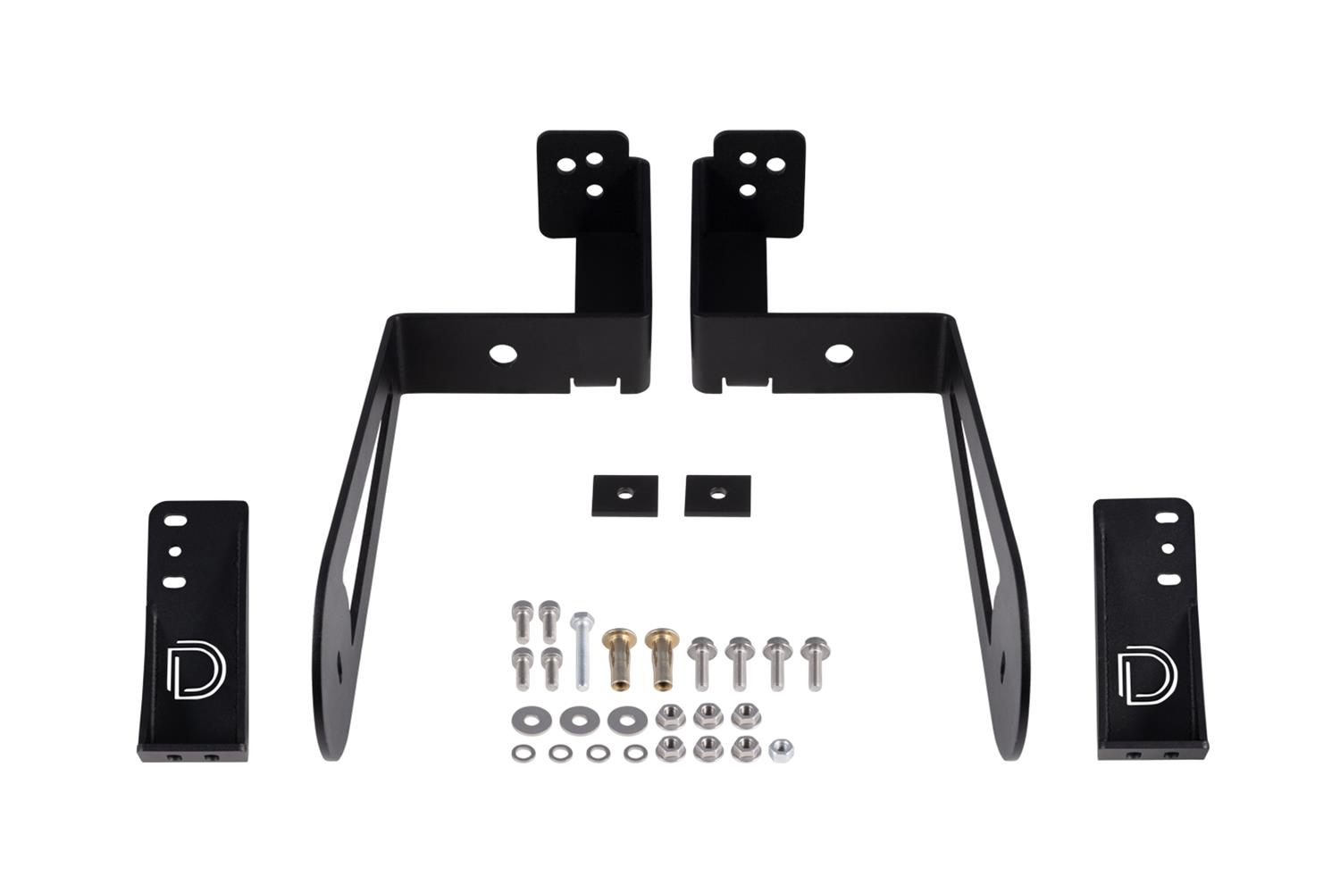 Diode Dynamics Light Mount Brackets DD7228P Bracket Kit, Stage Series Grille Bracket Kit for 2007-2018 Jeep JK Wrangler