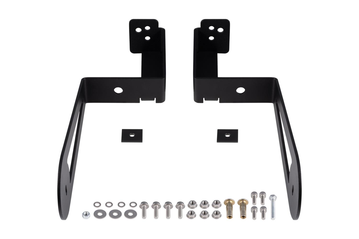 Diode Dynamics Light Mount Brackets DD7282P Bracket Kit, Stage Series Bumper Bracket Kit for 2007-2018 Jeep JK Wrangler