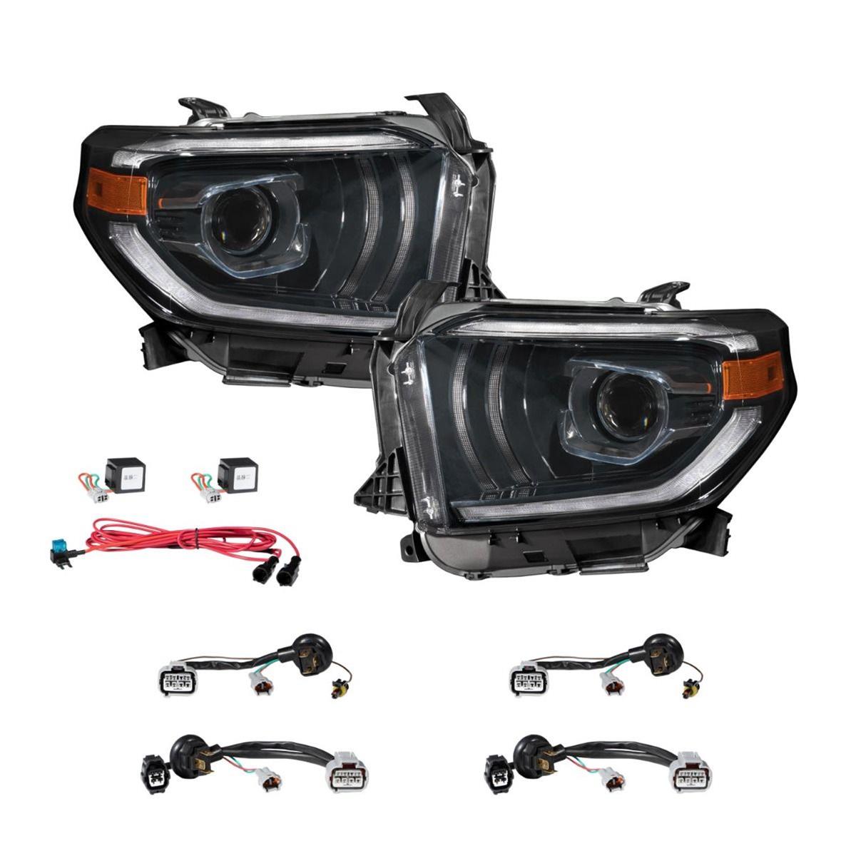 Diode Dynamics Headlight Assemblies FL0003 2014-2021 Toyota Tundra LED Projector Headlights (pair) thumbnail 4