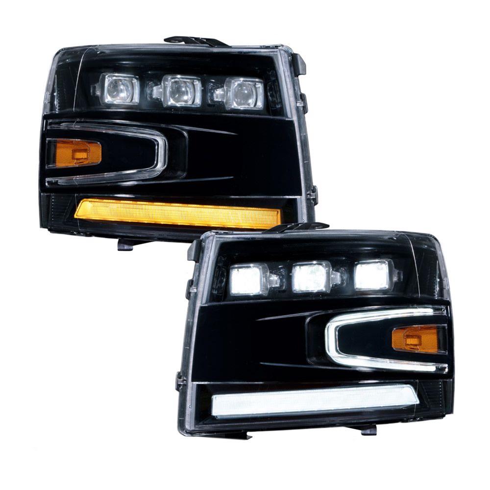 Diode Dynamics Headlight Assemblies FL0005 2007-2013 Chevrolet Silverado LED Projector Headlights (pair) thumbnail 8