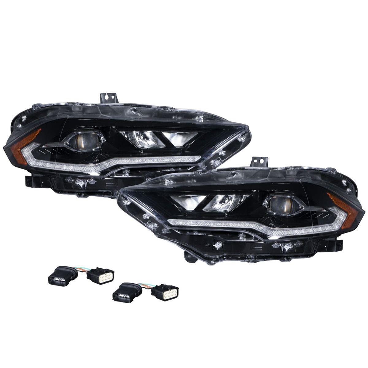 Diode Dynamics Headlight Assemblies FL0009 2018-2023 Ford Mustang LED Headlights (pair) thumbnail 4