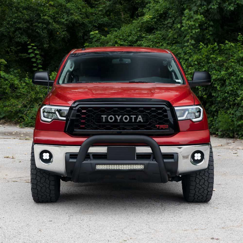 Diode Dynamics LED Reflector Headlights for 2008-2017 SEQUOIA, 2007-2013 TUNDRA - FL0010 Headlight Assemblies, Headlights, High/Low Beam, Clear Lens, Black Housing, White DRL, Toyota, Pair thumbnail 7
