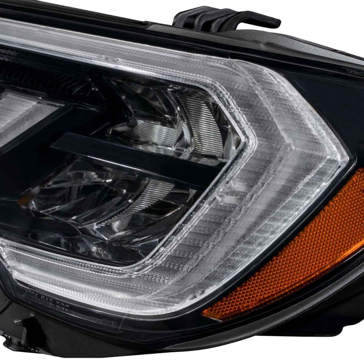 Diode Dynamics LED Reflector Headlights for 2008-2017 SEQUOIA, 2007-2013 TUNDRA - FL0010 Headlight Assemblies, Headlights, High/Low Beam, Clear Lens, Black Housing, White DRL, Toyota, Pair