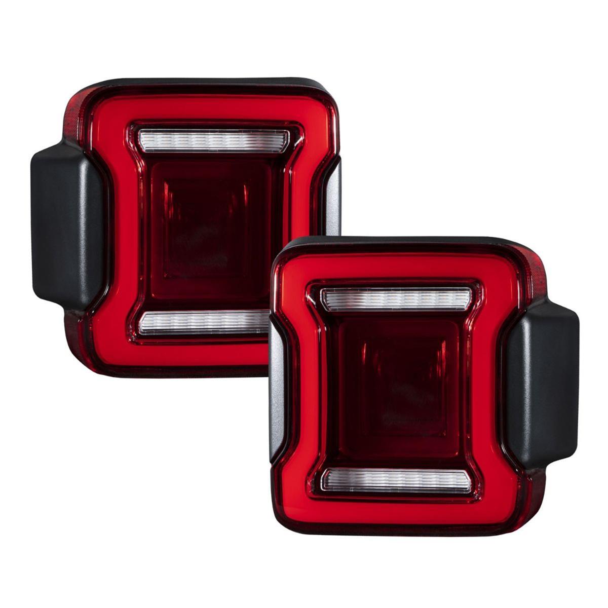 Diode Dynamics Taillight Assemblies FL0013 2018-2024 Jeep Wrangler LED Tail Lights Red (pair) thumbnail 5
