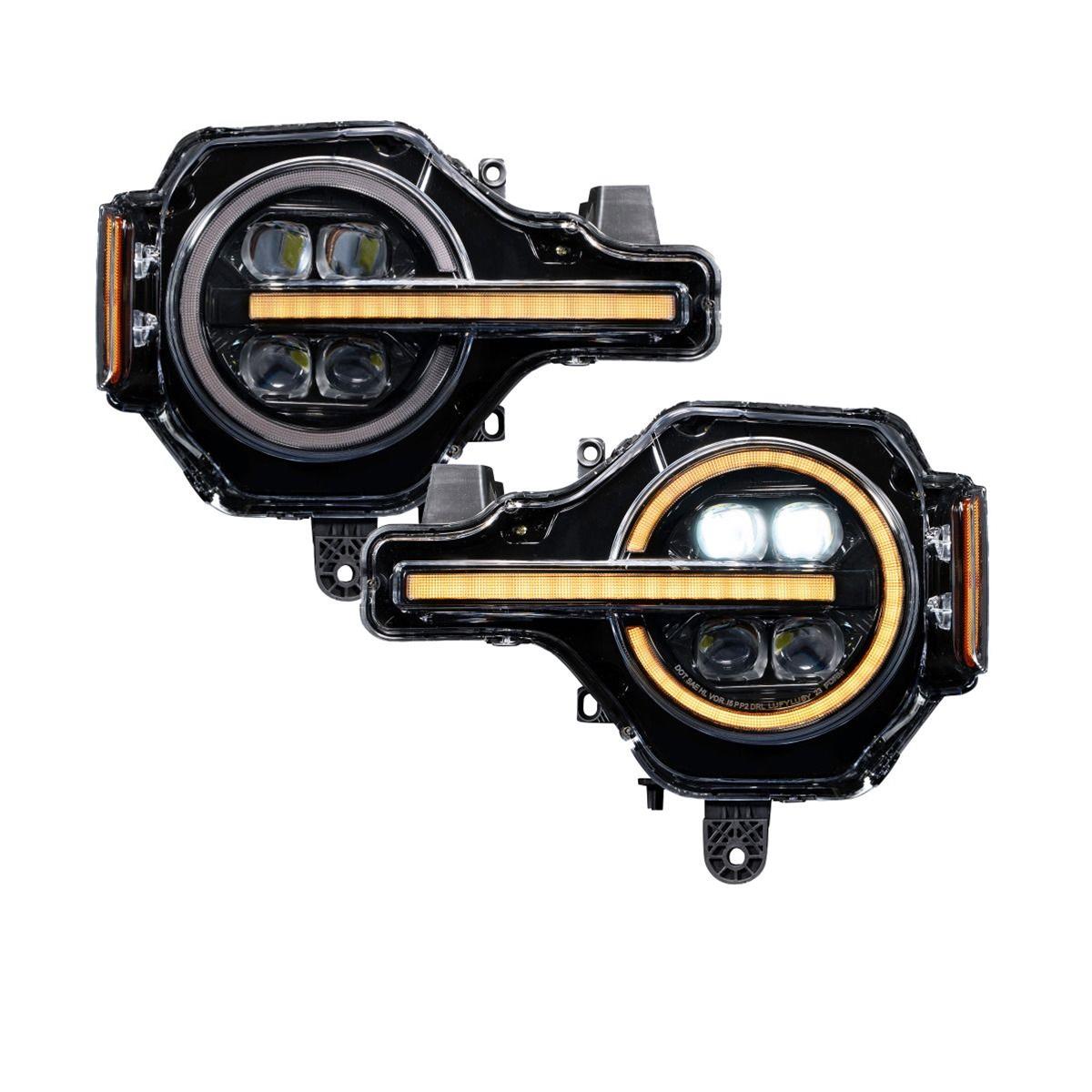 Diode Dynamics Headlight Assemblies FL0020 2021+ Ford Bronco LED Projector Headlights (pair) thumbnail 4
