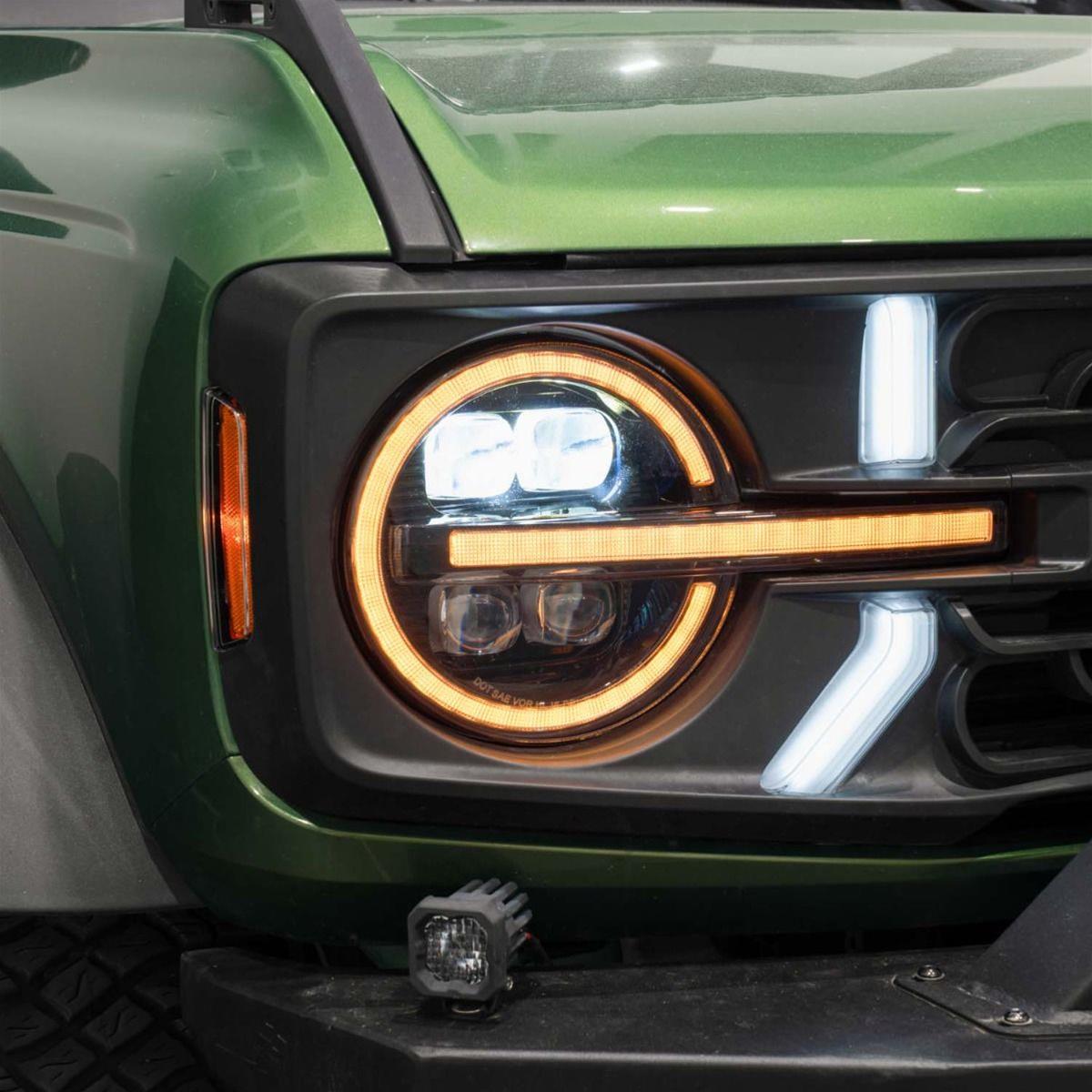 Diode Dynamics Headlight Assemblies FL0020 2021+ Ford Bronco LED Projector Headlights (pair) thumbnail 2