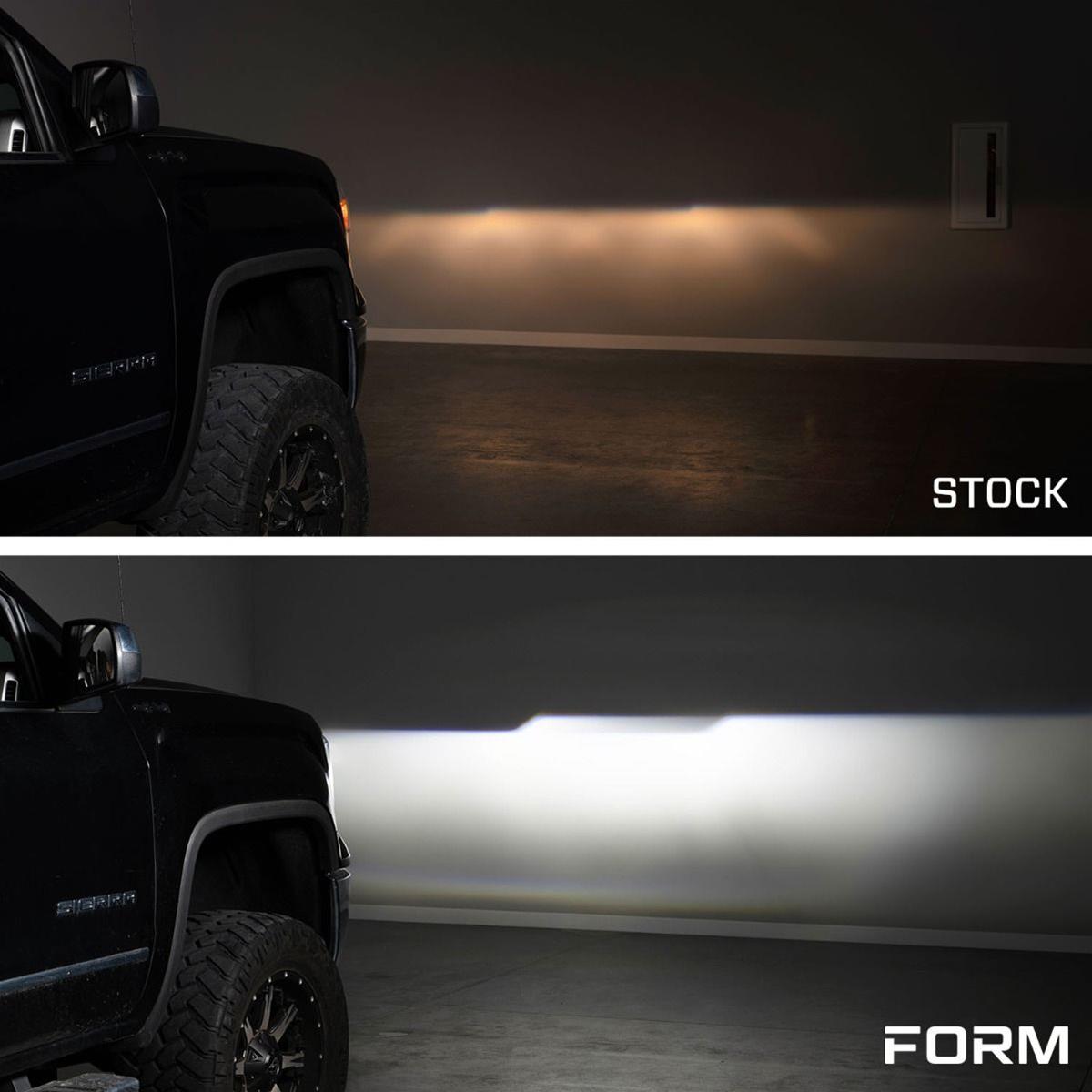 Diode Dynamics Headlight Assemblies FL0023 2014+ GMC Sierra 1500/2500/3500 LED Projector Headlights Amber DRL (pair) thumbnail 5