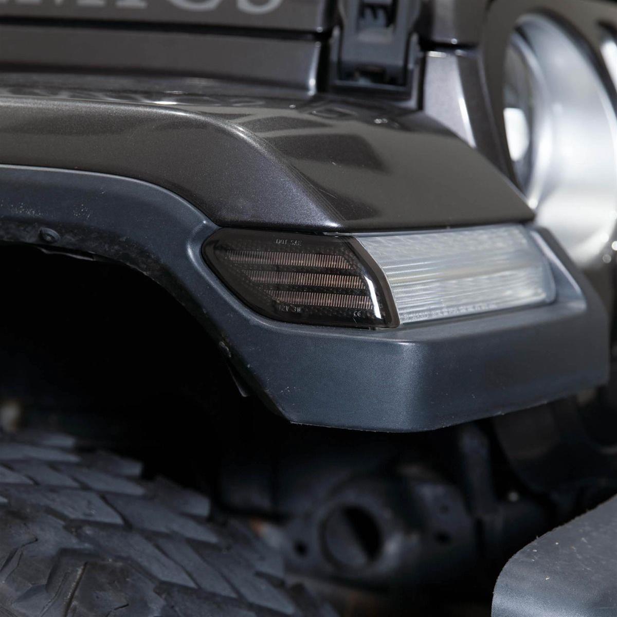 Diode Dynamics Corner Light Assemblies FL0061 2018 Wrangler JL LED Sidemarkers Smoked (pair) thumbnail 2