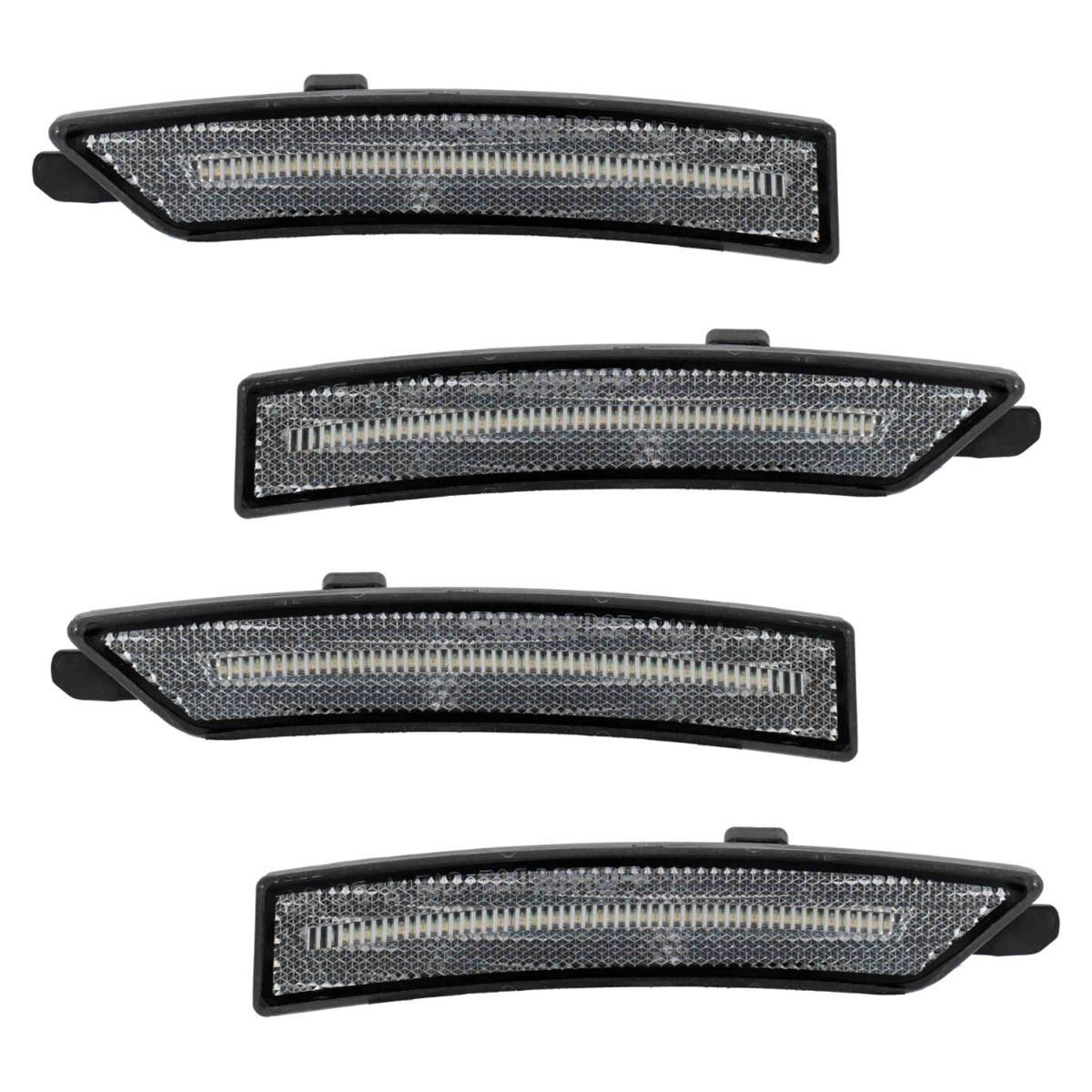 Diode Dynamics LED Sidemarkers for 2024-2025 MUSTANG - FL0090 Side Marker, LED, Amber/Red Lens, Front/Rear, Ford, Set