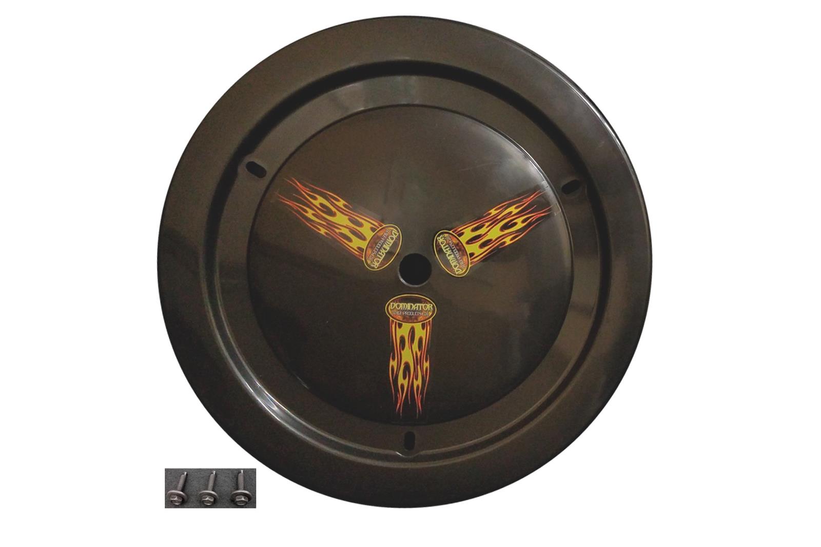 Dominator Race Products Wheel Covers DOM-1006-Bolt-BK Cover, Ultimate Cover - Real Style - Smooth - Bolt