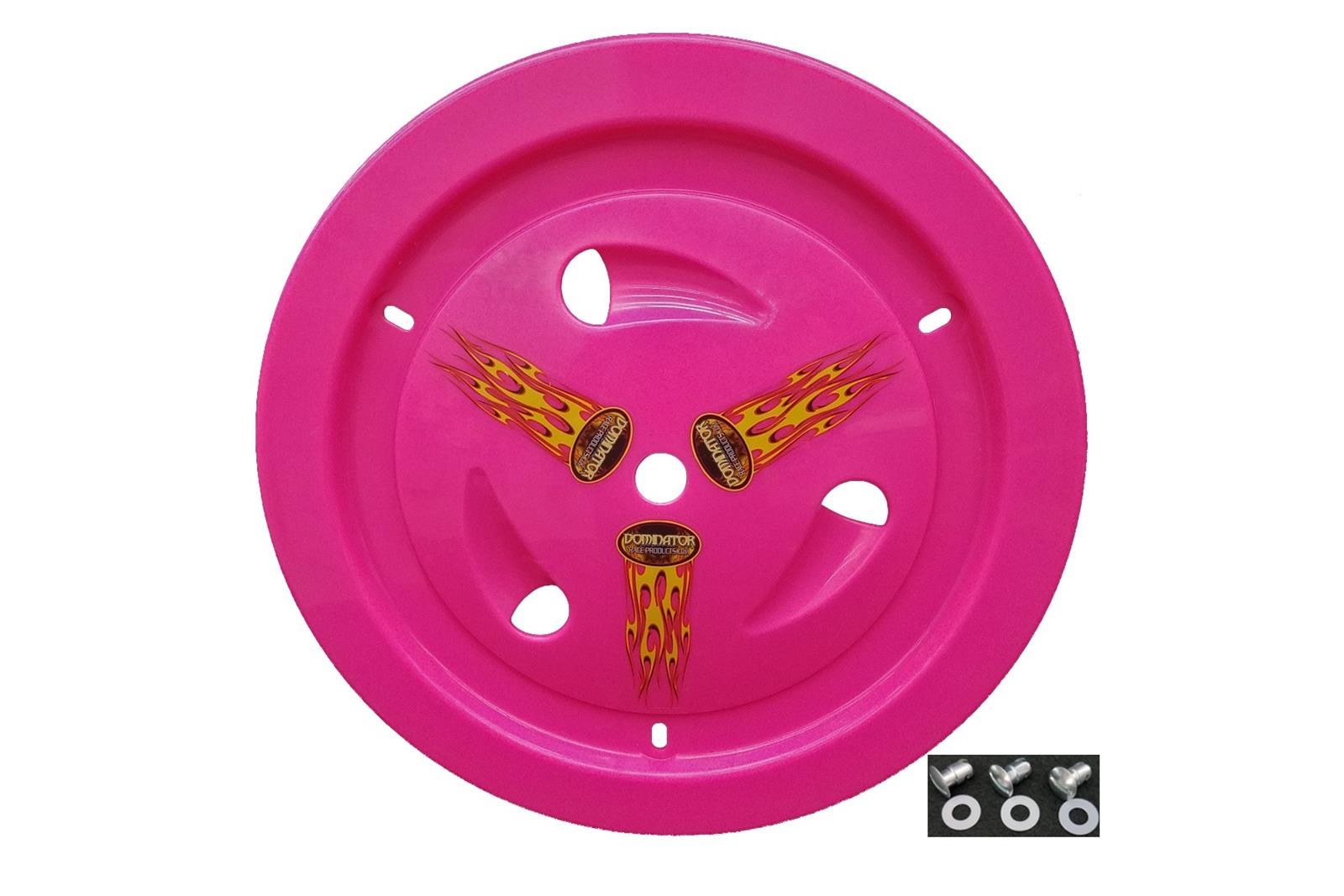 Dominator Race Products Wheel Covers DOM-1007-DZUS-PK Ultimate Cover - Real Style - Vented - Quick Fastener