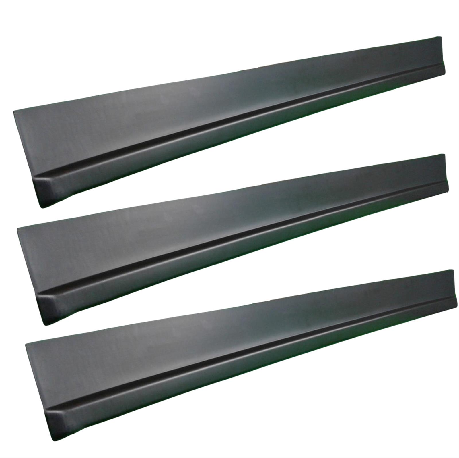 Dominator Dirt Rocker Panels DOM-1100-BK Race Car Body Panels, Panels, Style, Panel Position, High-impact Plastic, Black, 7 in. x 78 in., Set of 3 thumbnail 2