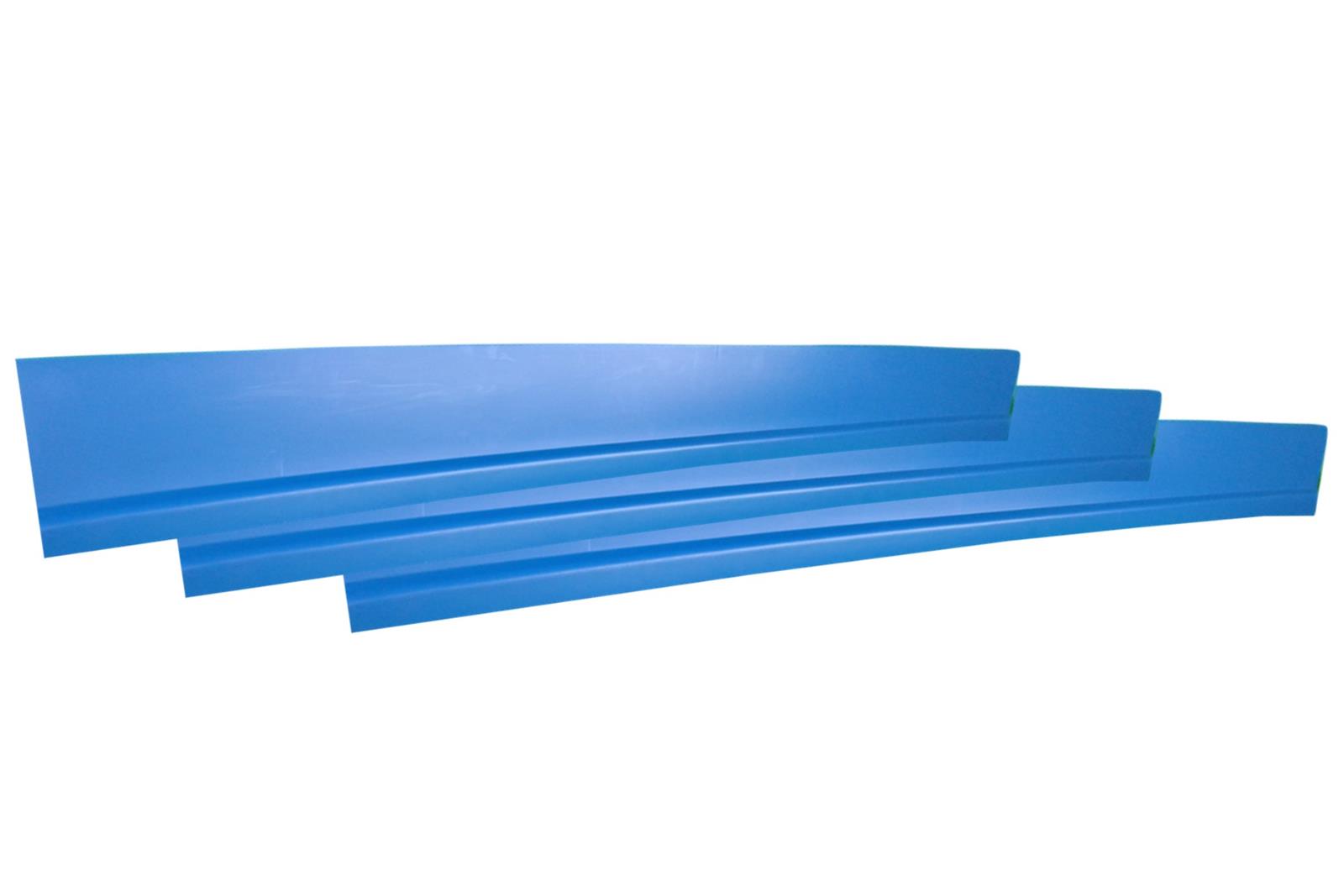Dominator Dirt Rocker Panels DOM-1100-BL Race Car Body Panels, Panels, Style, Panel Position, High-impact Plastic, Blue, 7 in. x 78 in., Set of 3