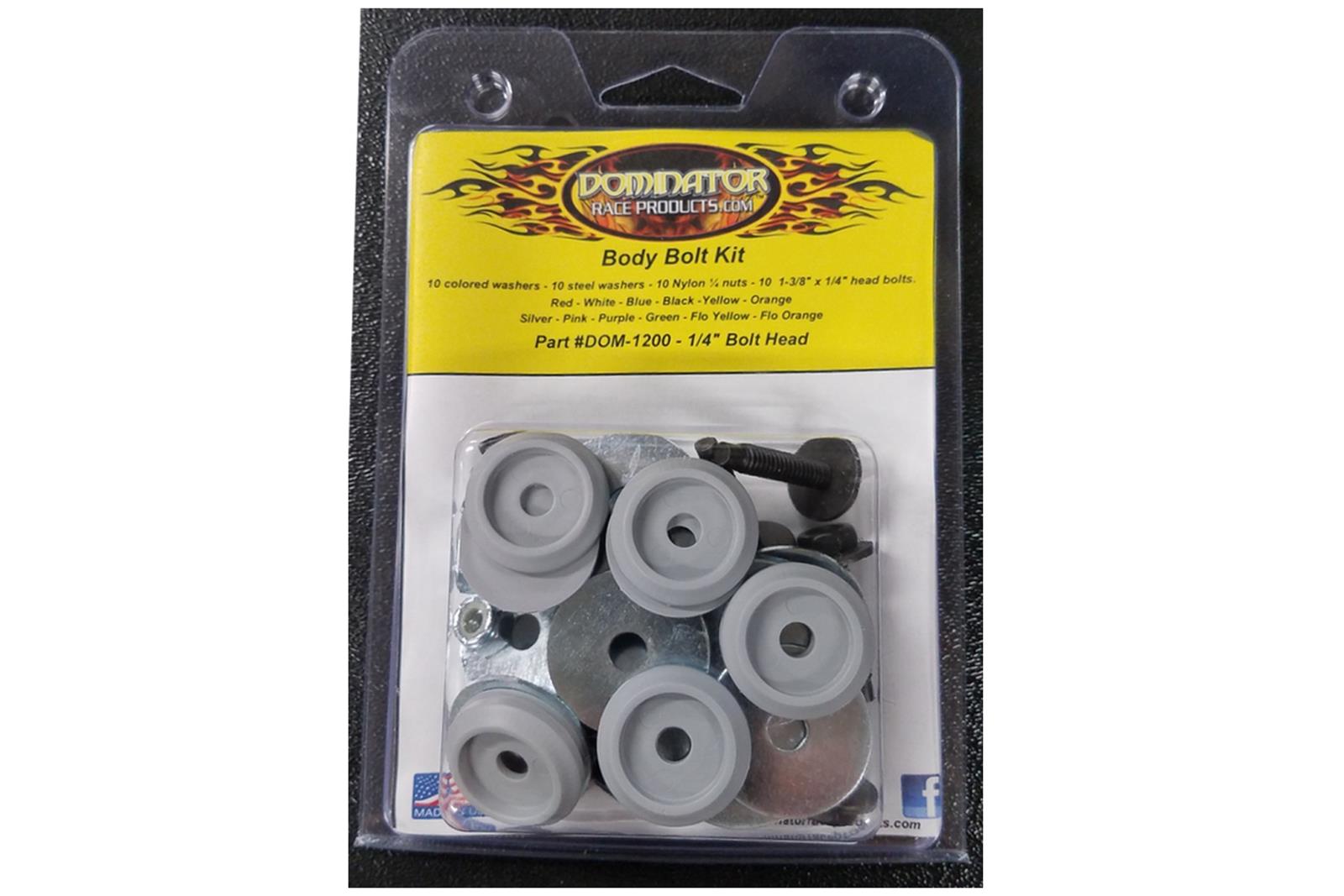 Dominator Body Bolt Kit Allen Head Gray