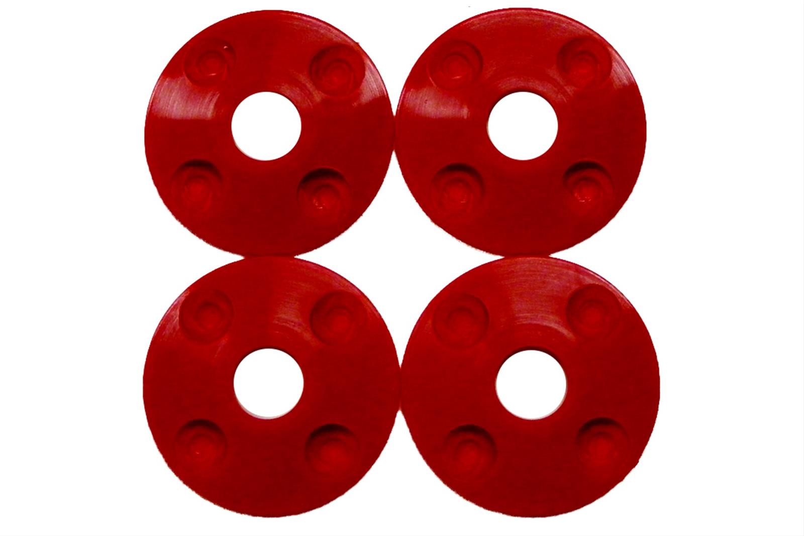 Dominator Race Products DOM1202RD Dominator Hood Pin Scuff Plates