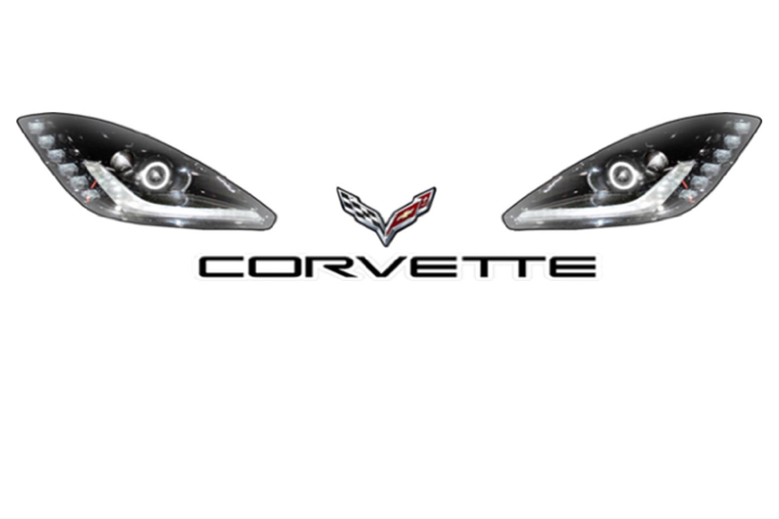 Dominator Late Model Headlight Graphics DOM-210 DominatorLateModelHeadlightGraphics-­-Corvette