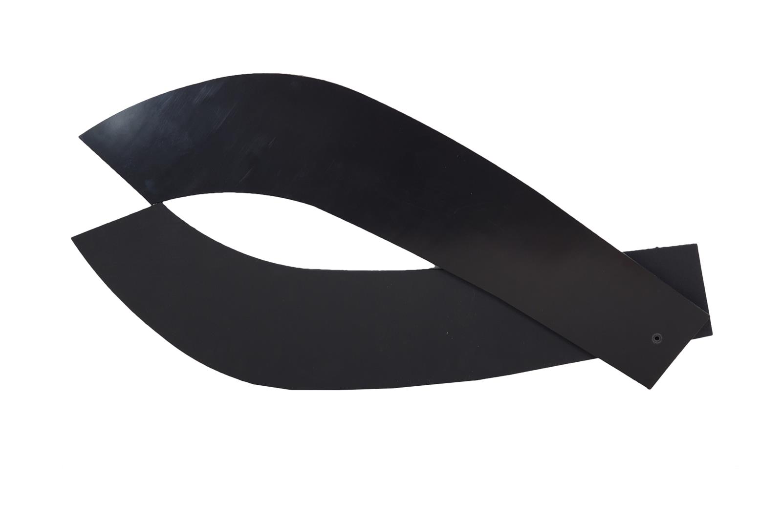 Dominator Lower Supports DOM-2305 Race Car Body Panels, Dirt Supports, Dirt Style, High-impact Plastic, Black, Pair