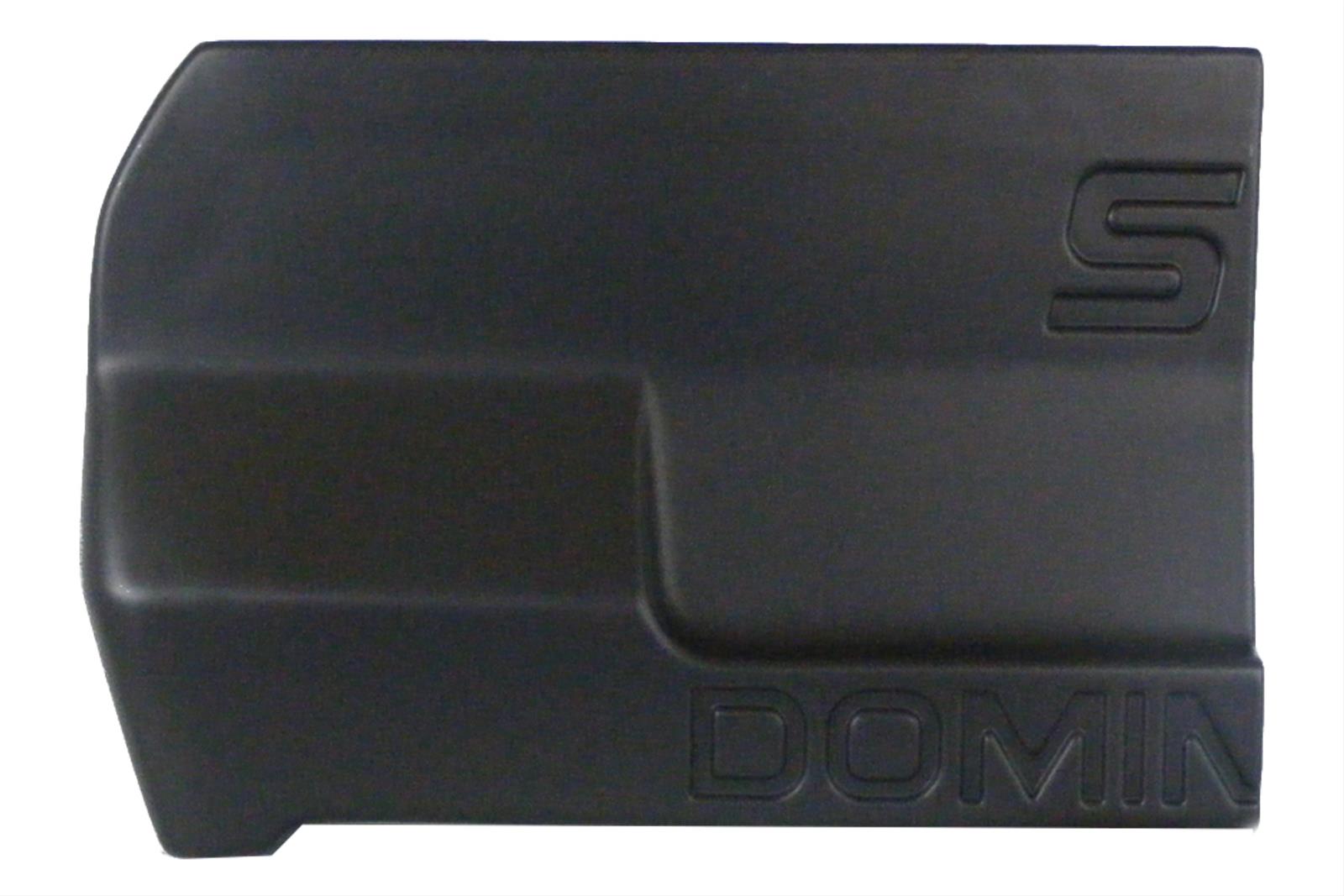 Dominator SS Street Stock Rear Bumper Cover Replacement Parts DOM-306-BK Race Car Body Panels, Parts, Dirt Style, High-impact Plastic, Black, Left Piece, Each