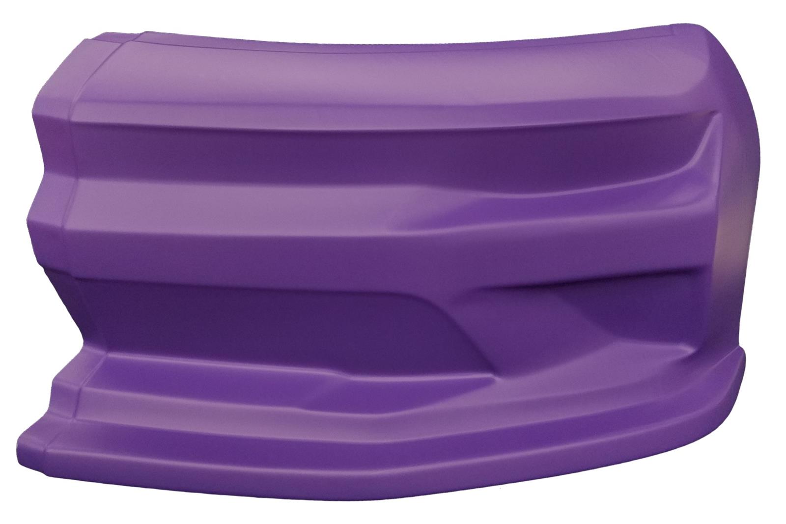 Dominator SS Camaro Nosepieces DOM-331-PU Race Car Body Panel, Nosepiece, Dirt Style, Nose Position, High-impact Plastic, Purple, Left Side Nose, Each