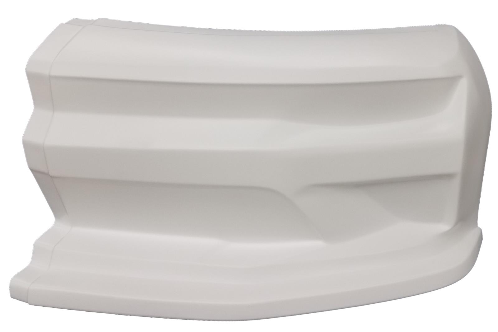 Dominator SS Camaro Nosepieces DOM-331-WH Race Car Body Panel, Nosepiece, Dirt Style, Nose Position, High-impact Plastic, White, Left Side Nose, Each