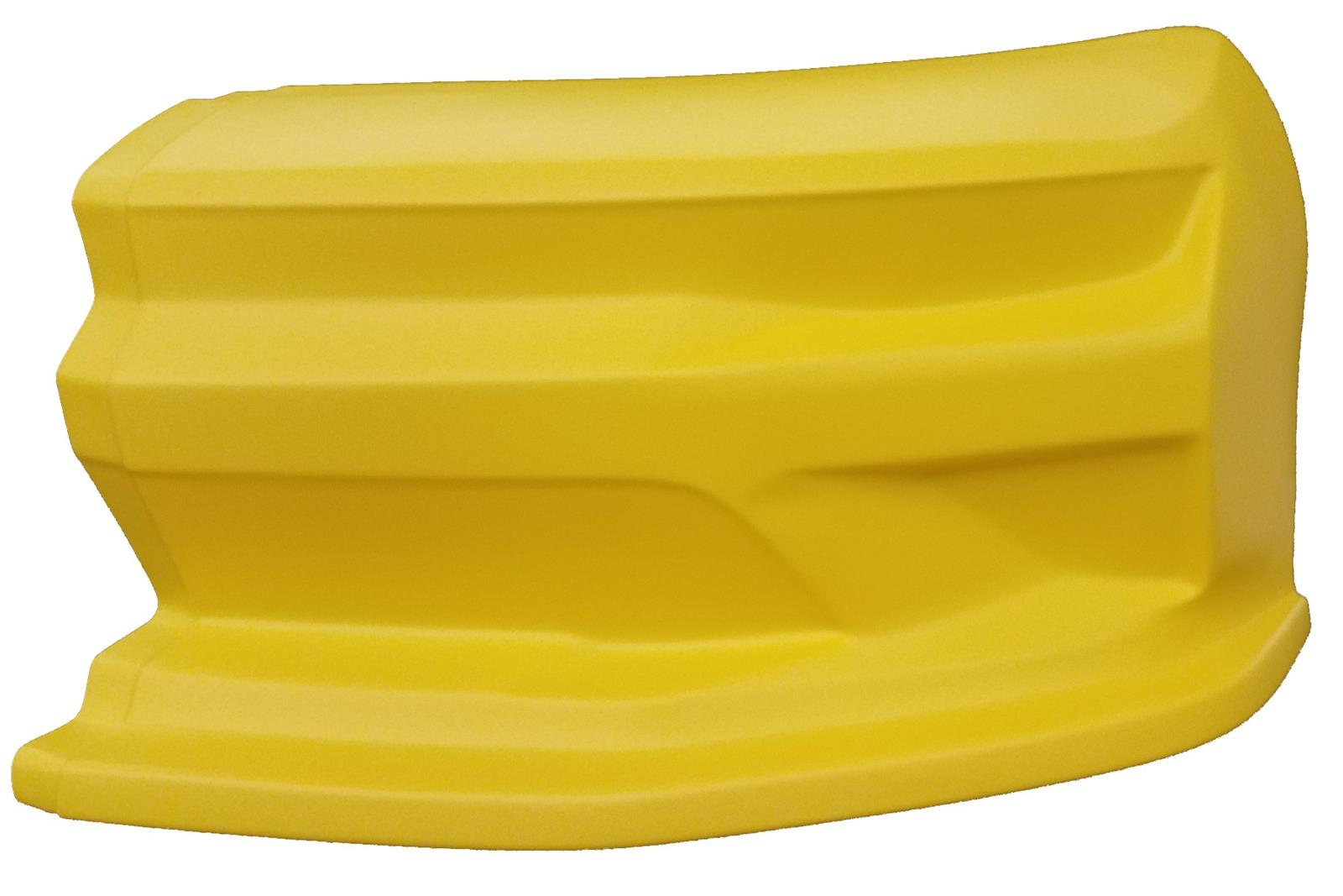 Dominator SS Camaro Nosepieces DOM-331-YE Race Car Body Panel, Nosepiece, Dirt Style, Nose Position, High-impact Plastic, Yellow, Left Side Nose, Each