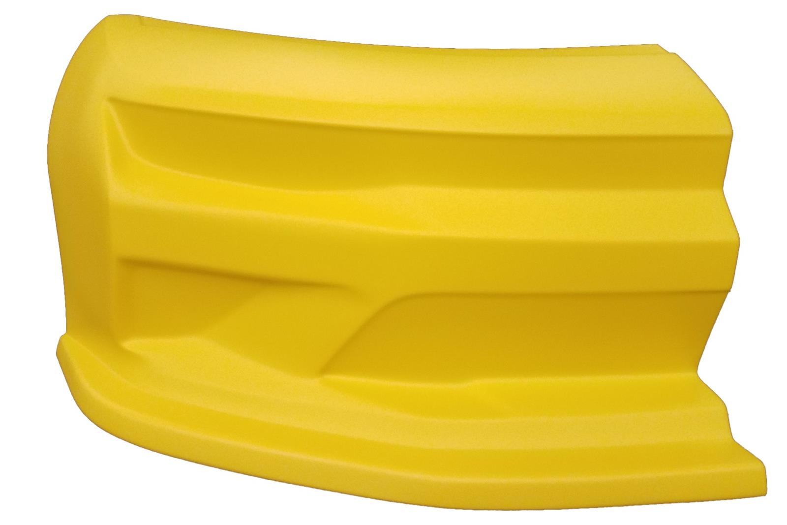 Dominator SS Camaro Nosepieces DOM-332-YE Race Car Body Panel, Nosepiece, Dirt Style, Nose Position, High-impact Plastic, Yellow, Right Side Nose, Each